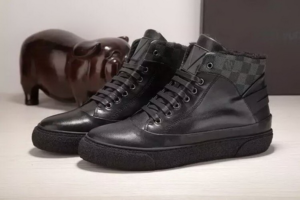 LV High-Top Fashion Men Shoes--016